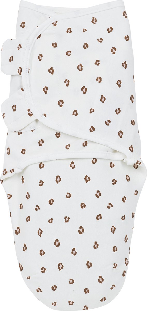 Couverture d'emmaillotage Meyco pour bébé mini panthère - rose tendre - 4-6 mois - 1,0 tog