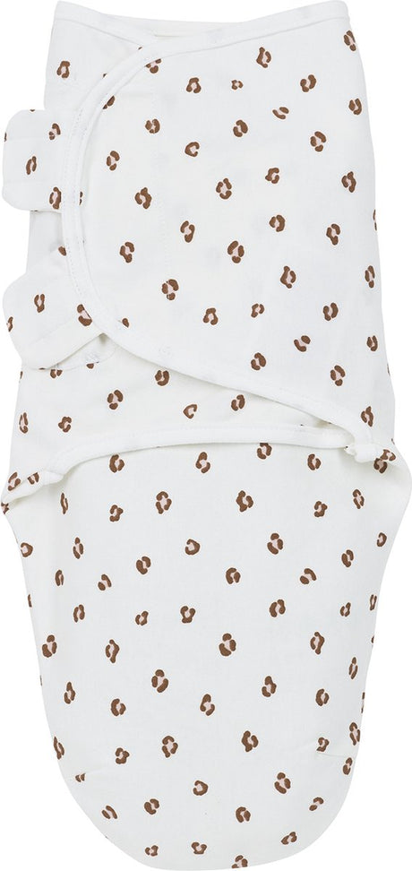 Couverture d'emmaillotage Meyco pour bébé mini panthère - rose tendre - 4-6 mois - 1,0 tog