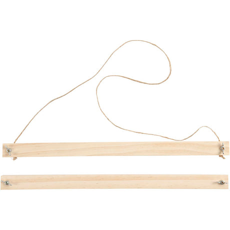 Creativ Company Ensemble de pendentif d'affiches en bois