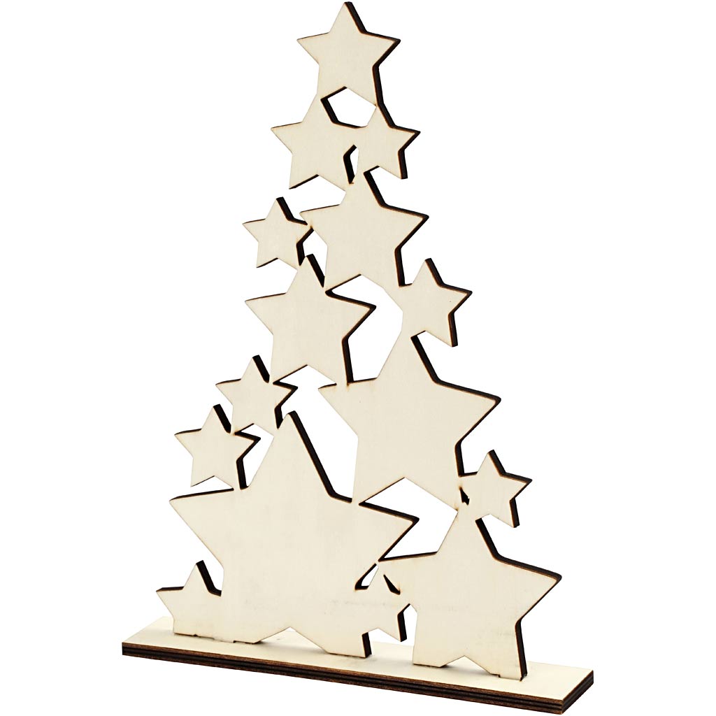 Https : www.ccobby.nl Sapin de Noël-h-29-8-cm-p-4-cm-l-21-5-cm-1-pièce