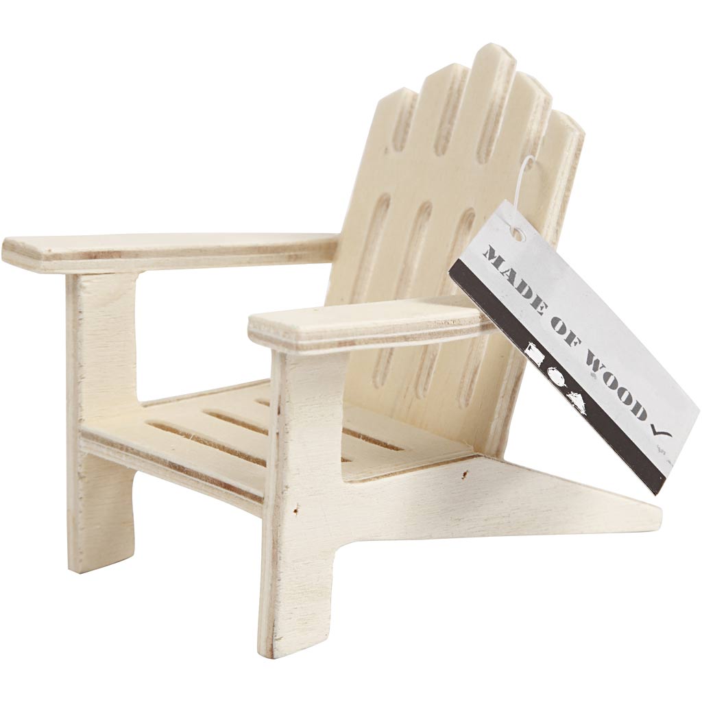 Crétiv Company mini-chaise de jardin en bois