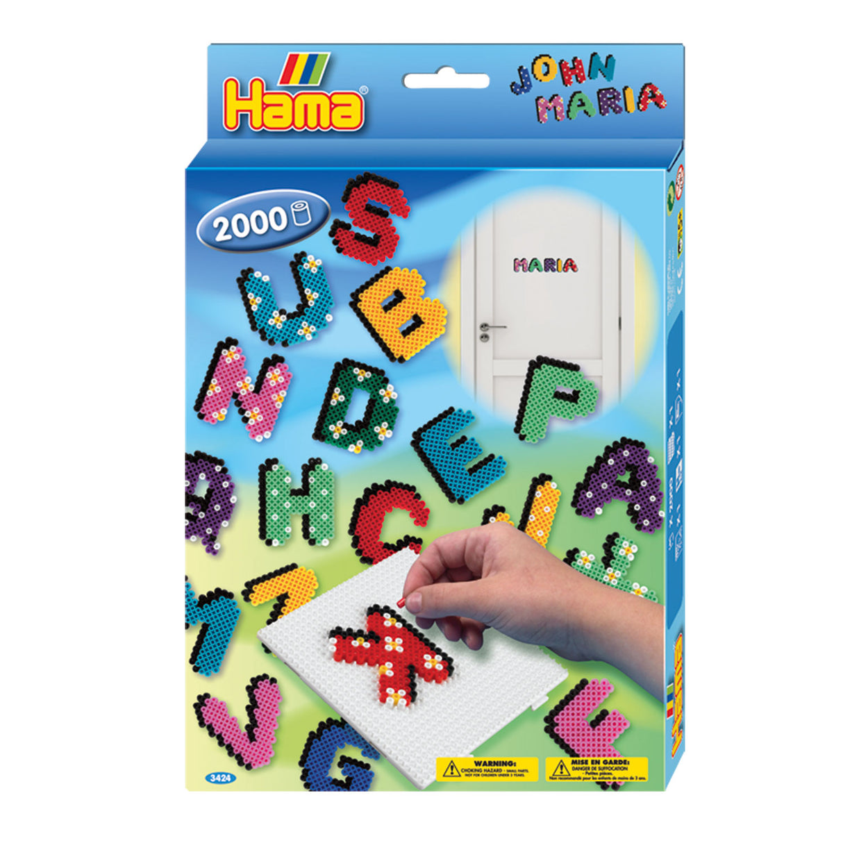 HAMA IRONING PEAD SET LETTERS, 2000.