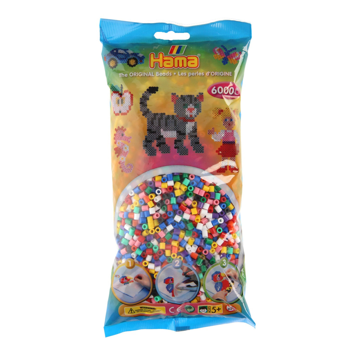 Mezcla de color Hama Iron Beads (00), 6000.