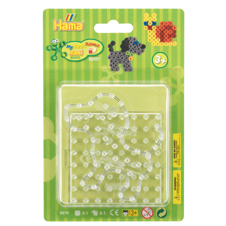 Hama maxi plaques de perles à repasser carré chien