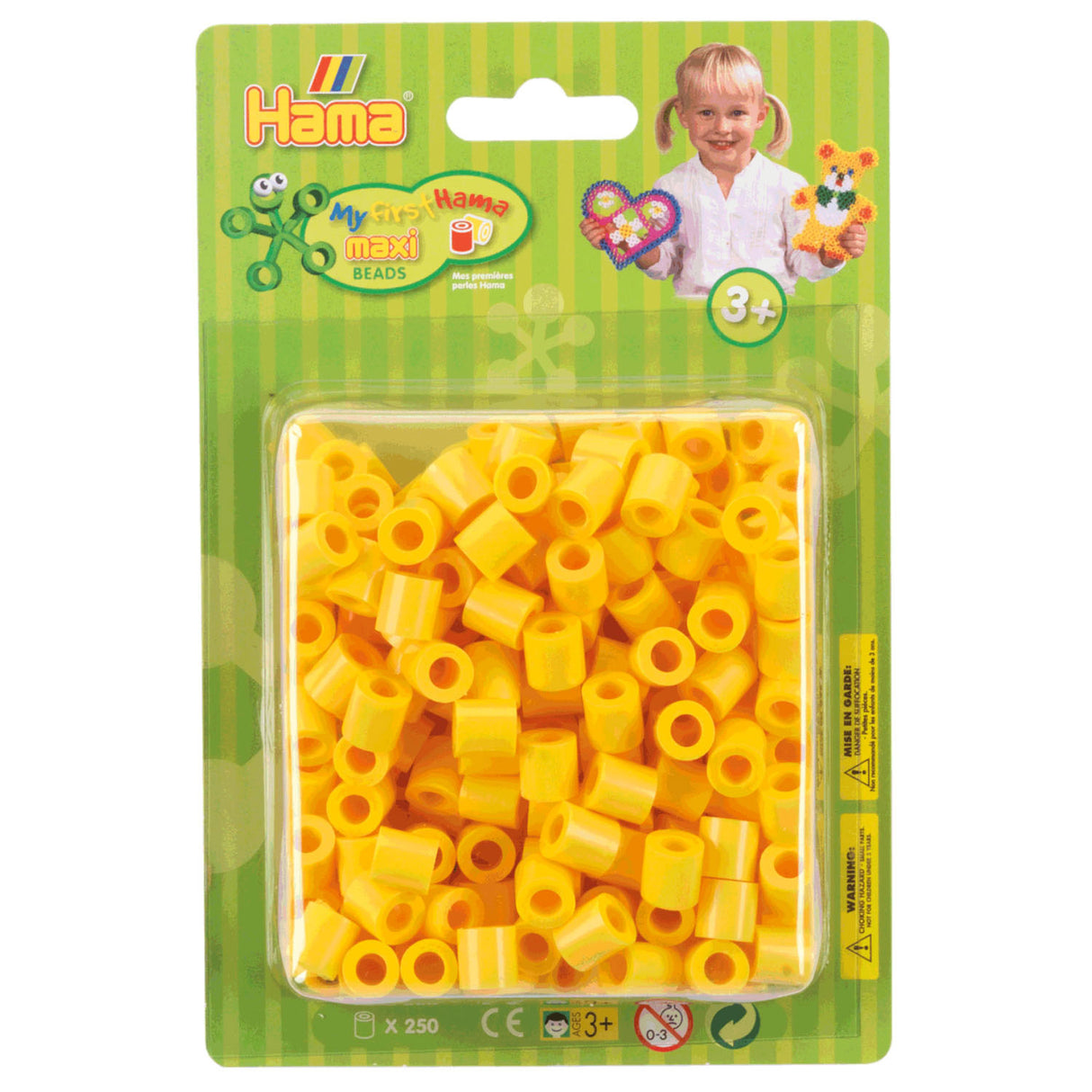 Hama Iron Beads Maxi - Jaune, 250e.