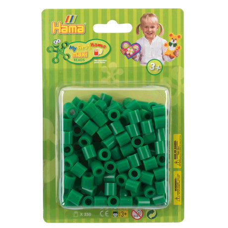 Hama maxi perles thermocollantes vertes, 250 pcs.