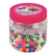 Hama maxi perles à repasser en pot, 400 pcs.
