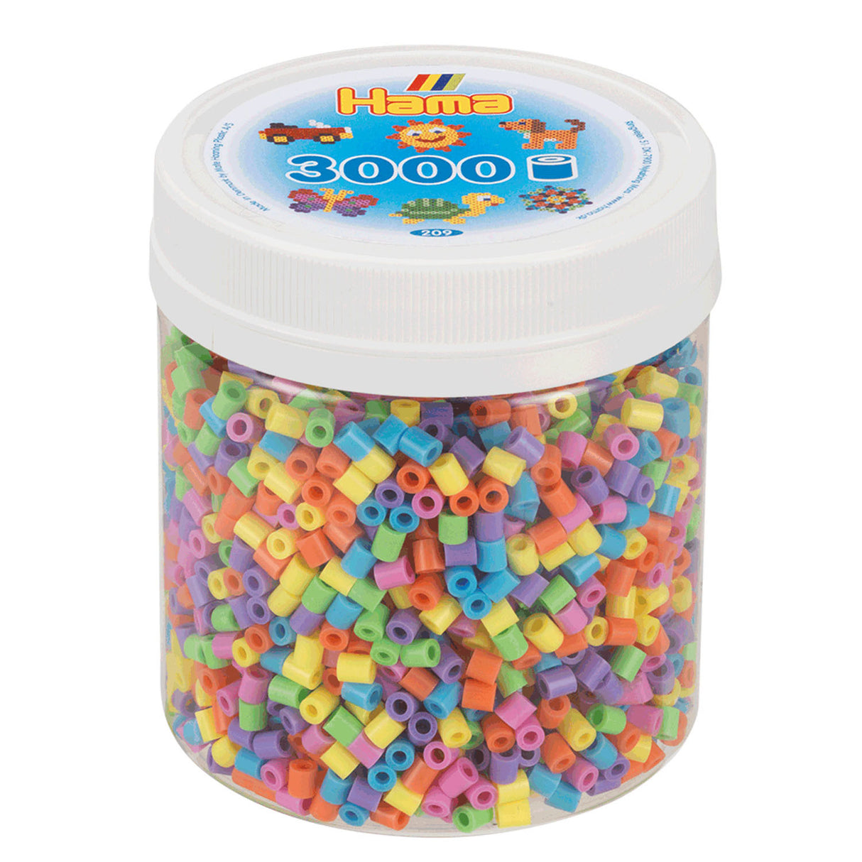 Hama Iron Peads v Pastelmixu (50), 3000st.