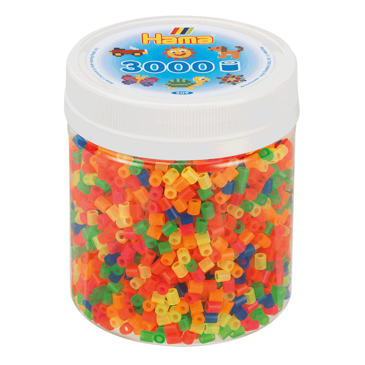 Hama String Beads en el jarro neonmix (51), 3000.