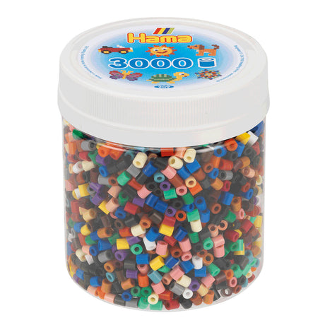 Perles de fer HAMA en Jar - Color Mix (67), 3000st.