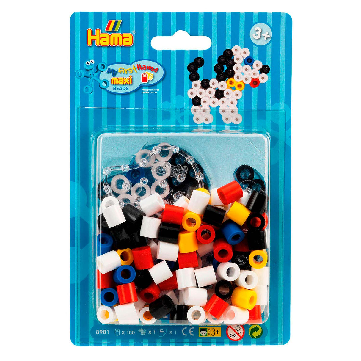 Hama String Bead Set Maxi Dog, 100.