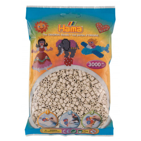 Perles thermocollantes Hama midi - blanc nuageux (201-77), 3000pcs.