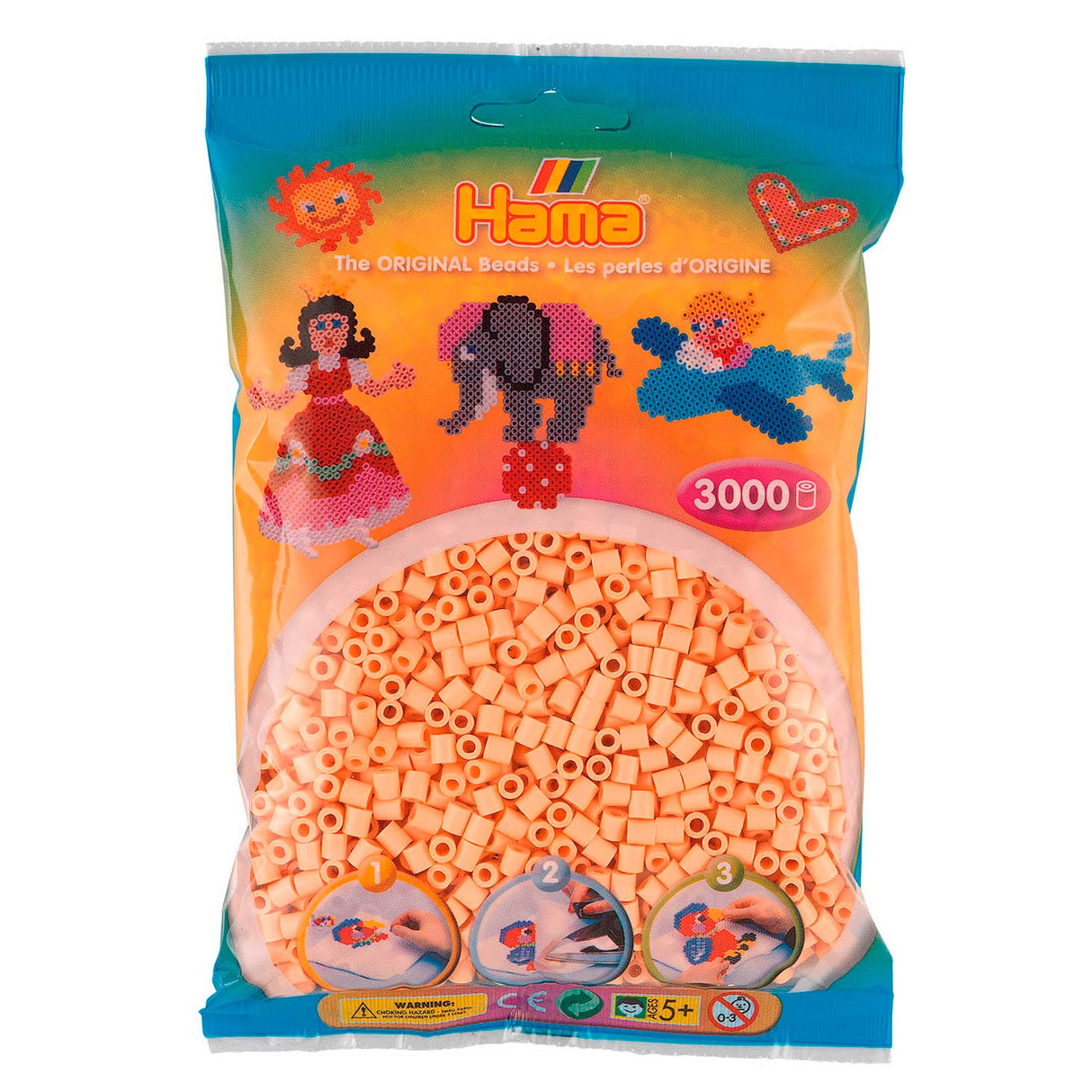 Hama Iron Beads rosa claro (201-78), 3000.