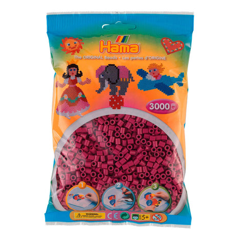 Perles thermocollantes Hama midi - prune (201-82), 3000pcs.