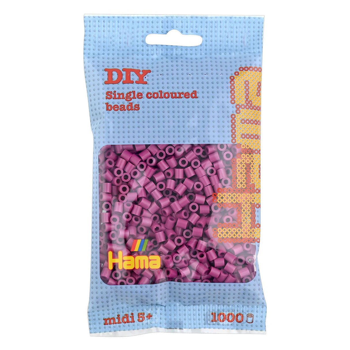 Perles thermocollantes Hama midi - prune (82), 1000 pcs.