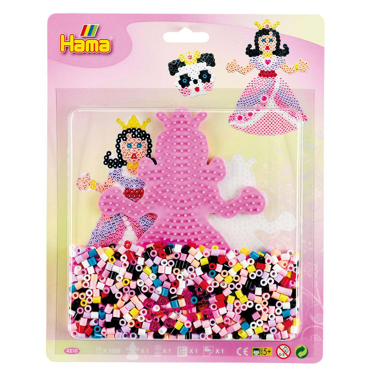 Hama String Bead Set Princess, 1100.