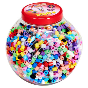 Hama maxi perles thermocollantes dans un pot de mélange pastel, 2000 pcs.