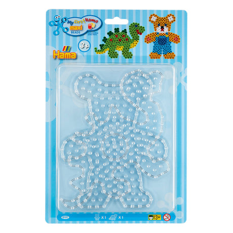 Hama Iron Perge Plates Maxi - Dino et Teddybeer