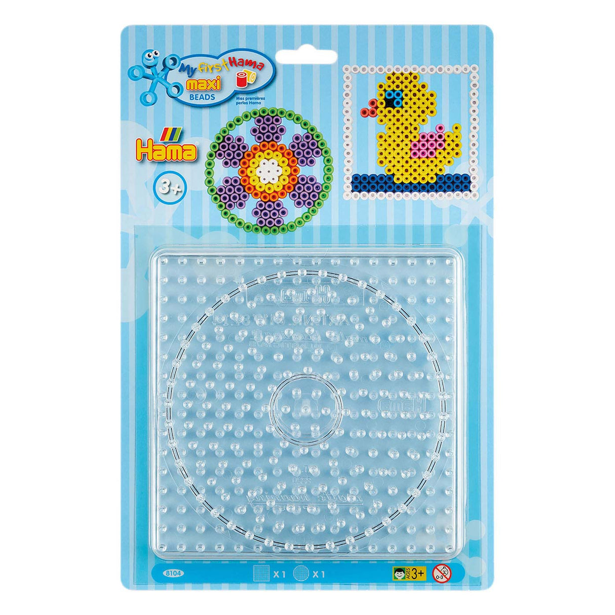 Hama Iron Bead Plates Maxi Circle og Square