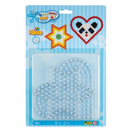 Hama maxi plaques thermocollantes coeur et étoile