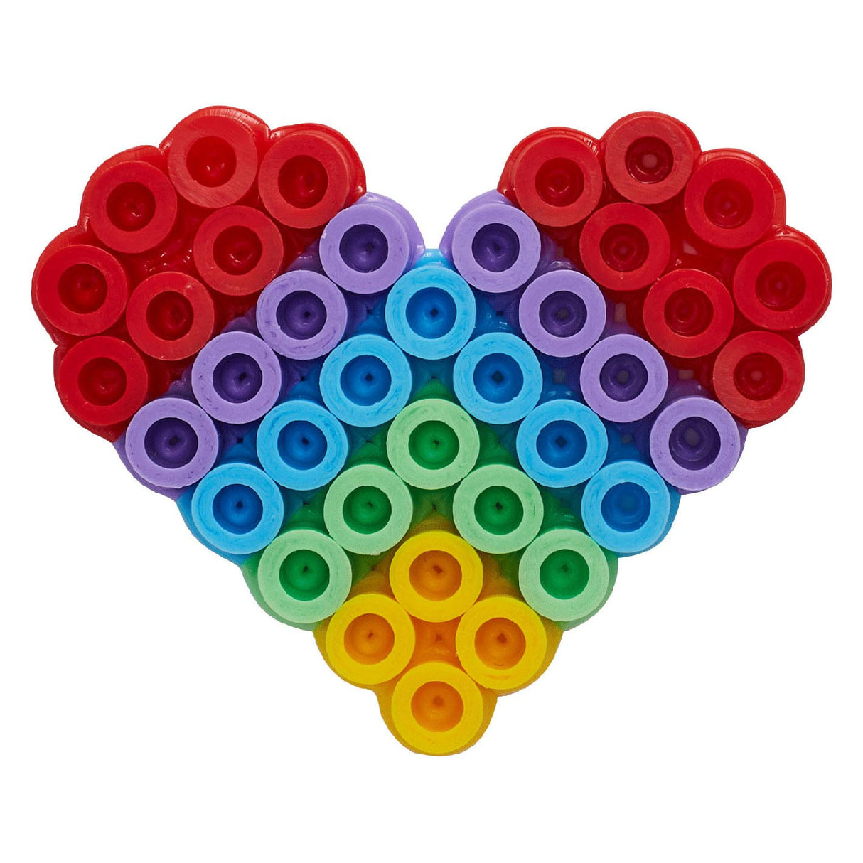 Hama Ironing Bead Set Maxi Square and Heart, 400º.