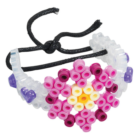 Ensemble de perles thermocollantes Hama Midi sans marque sans marque, fabrication de bijoux violet, 2400 pcs.