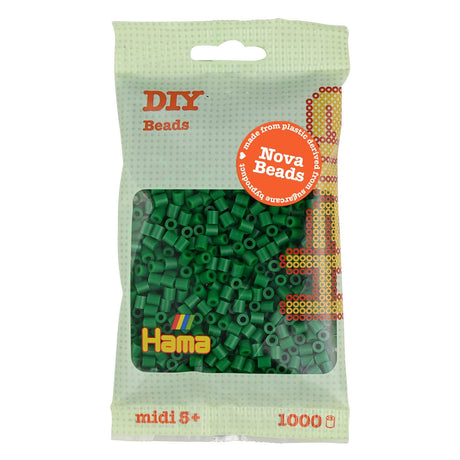 Perles thermocollantes Hama midi bio - vert (010), 1000 pcs.
