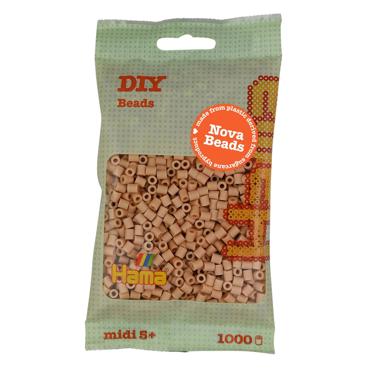 Perles thermocollantes Hama midi bio - beige (027), 1000 pcs.