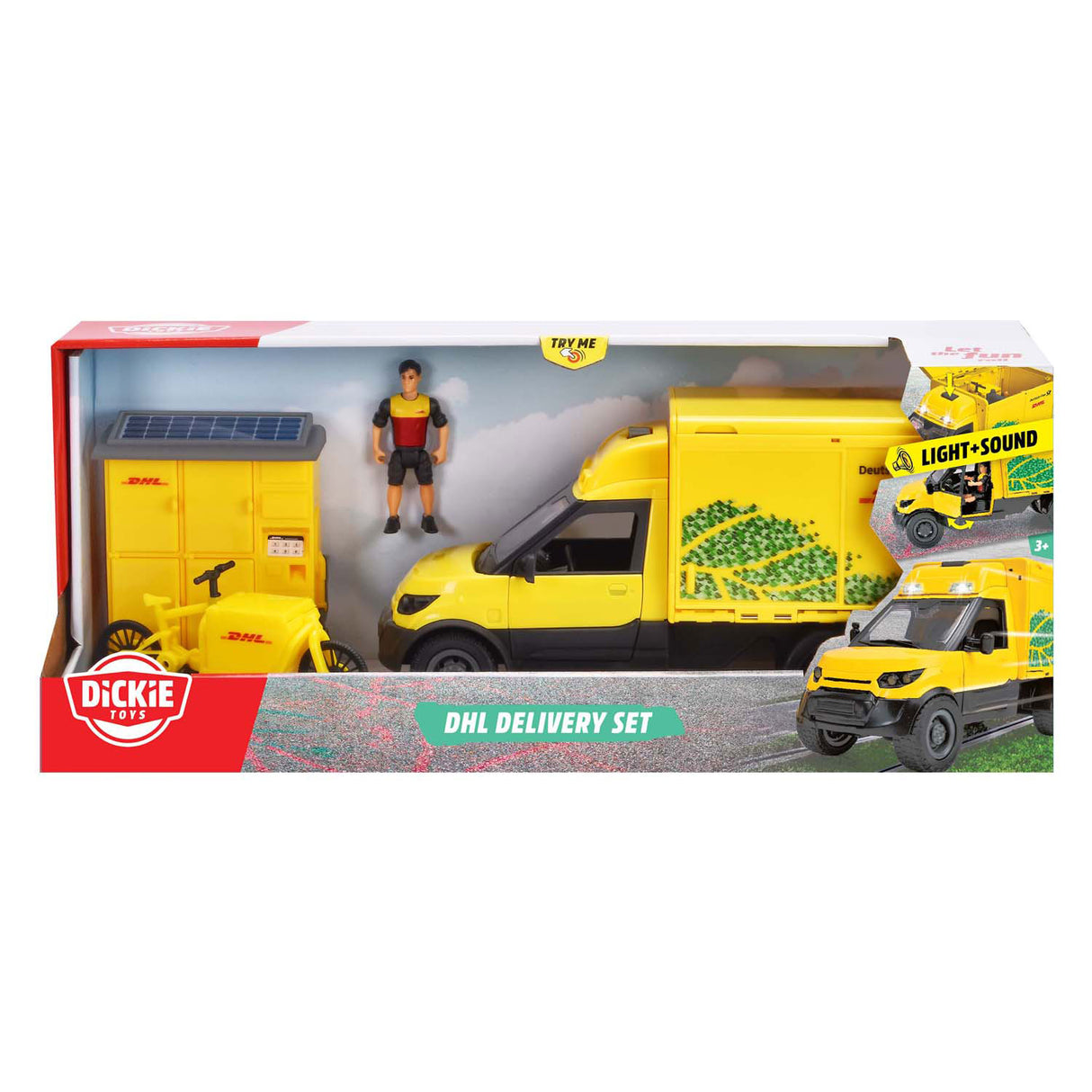 Ensemble de véhicules à colis Dickie DHL