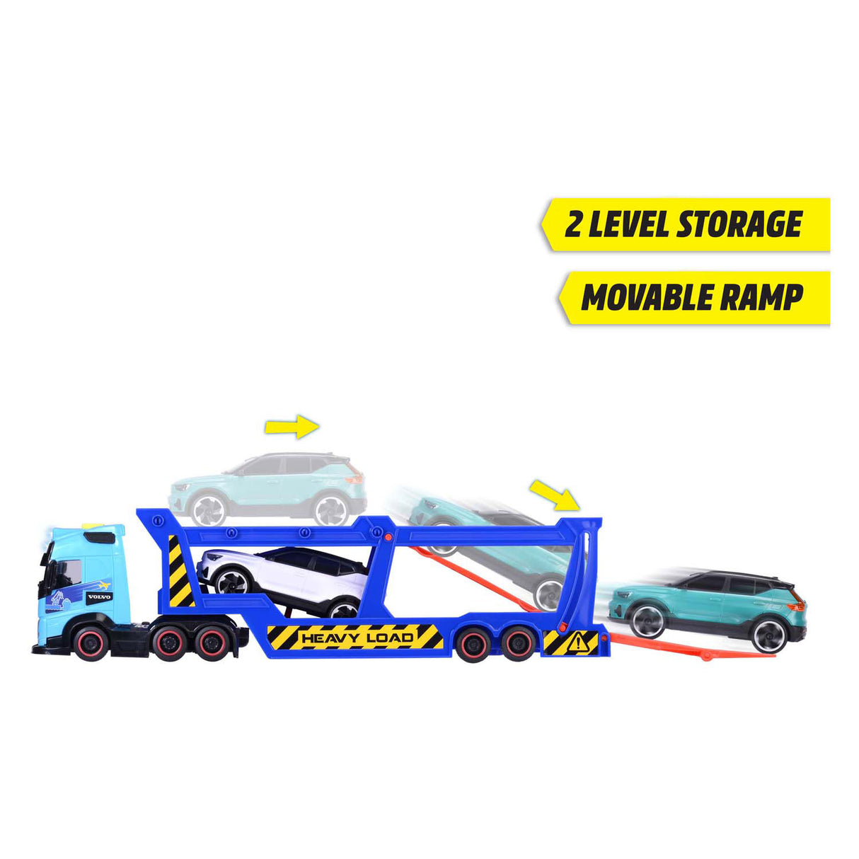 Transporteur de voitures Dickie à 2 étages