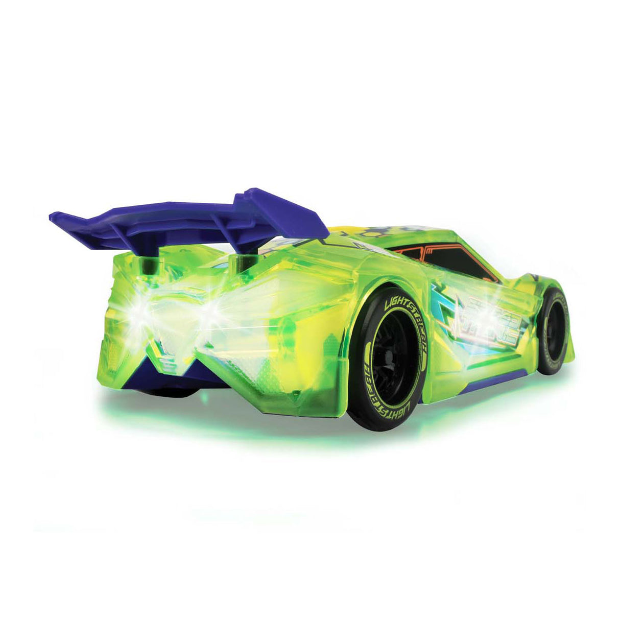 Voiture de course verte Dickie speed tronic