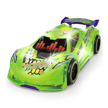Voiture de course verte Dickie speed tronic