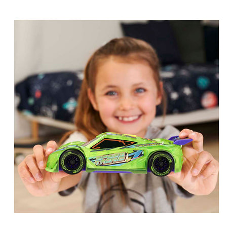 Voiture de course verte Dickie speed tronic