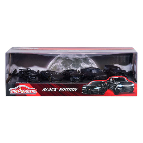 Véhicules moulés sous pression Majorette édition noire, 5 pcs.