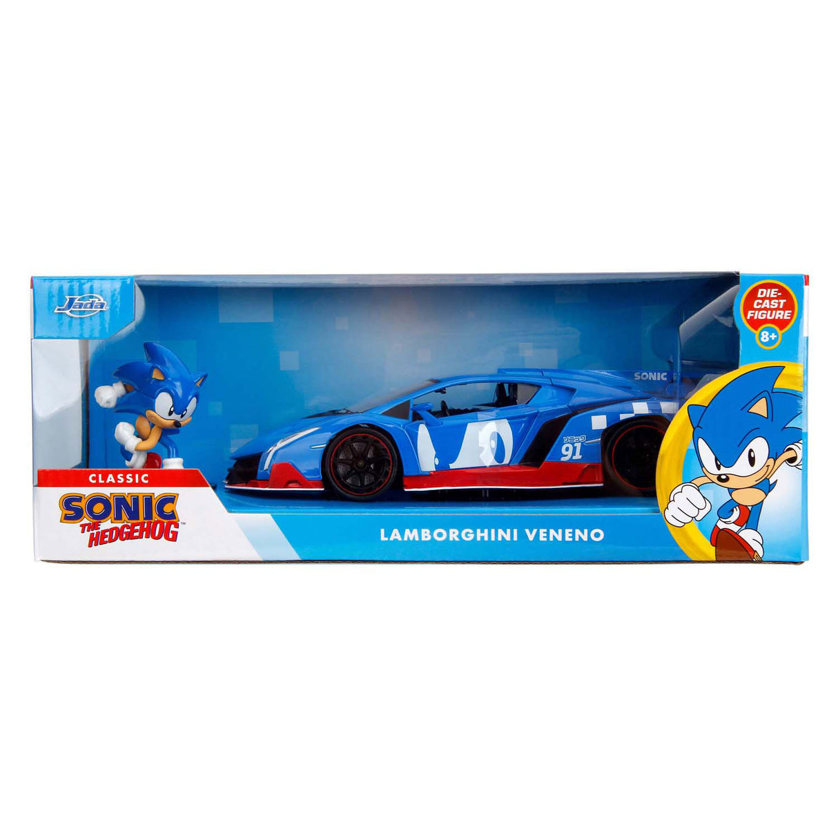 Jada jouets jada sonic lamborghini veneno 1:24