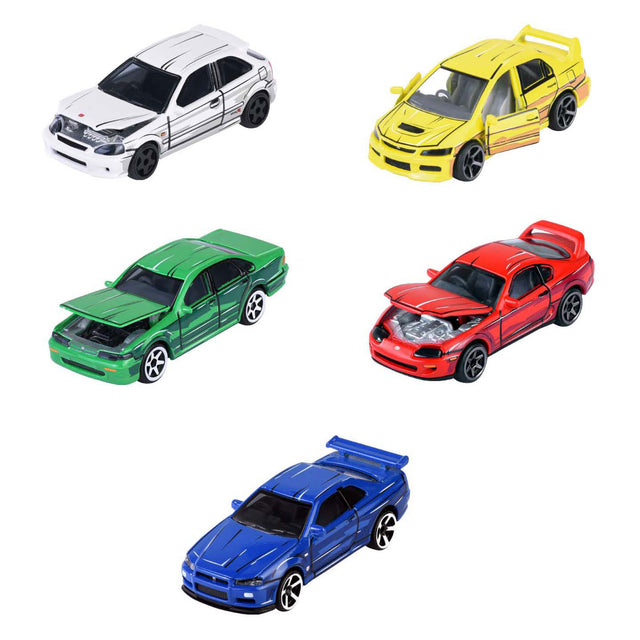 Majorette jdm légendes anime, 5 parties.
