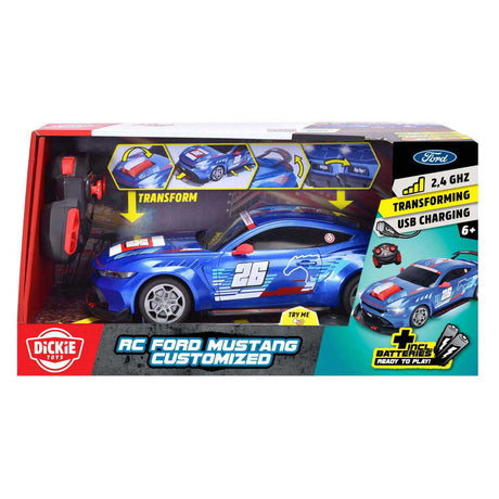 Dickie rc ford mustang personnalisé, essayez-moi, rtr