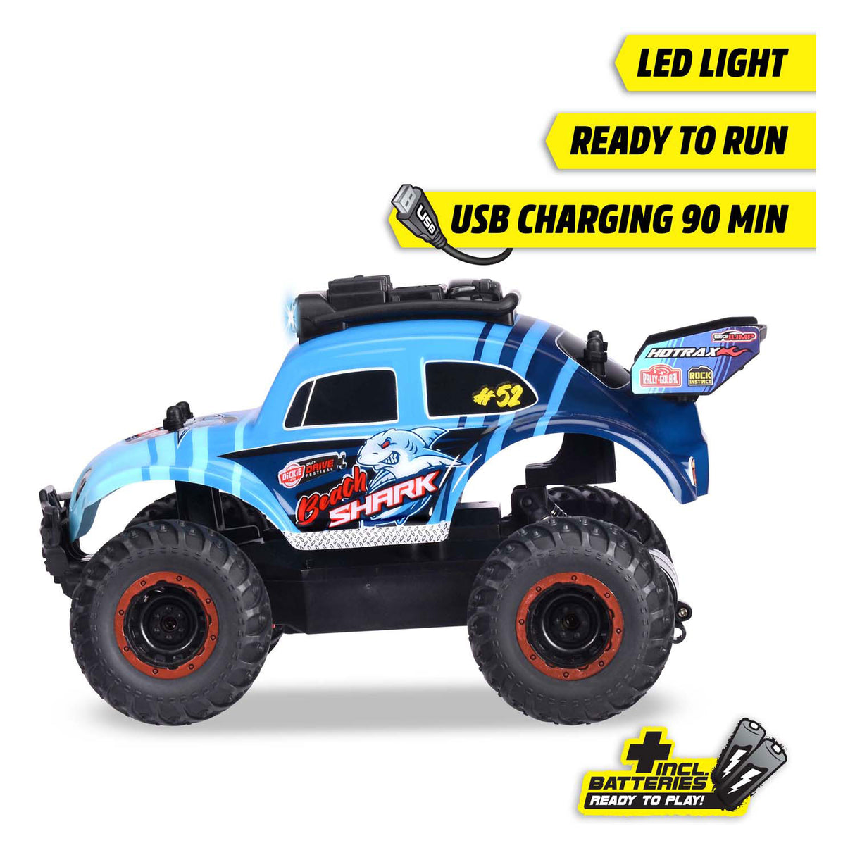 Dickie RC Volkswagen Beetle monstre bug, RTR