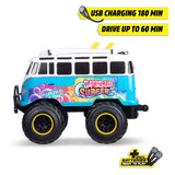 Dickie rc volkswagen t1 bus à bulles, rtr