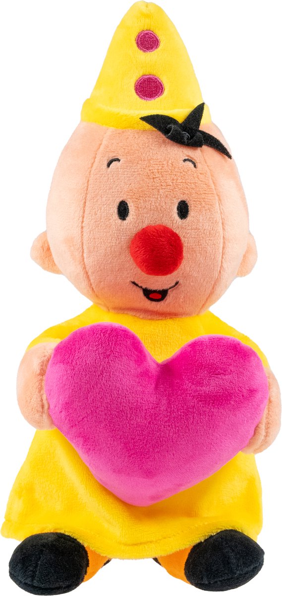 Peluche Bumba avec cœur, 25 cm