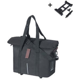 Basil sac à main de vélo city mik 8 - 11 litres 19 x 30 x 26 cm - noir