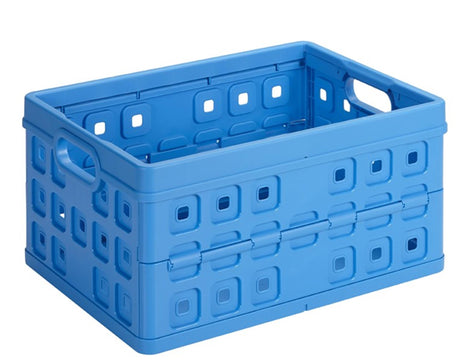 Caisse pliante Sunware 32 litres bleue