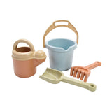 Ensemble sable et eau Dantoy, 4 pièces.