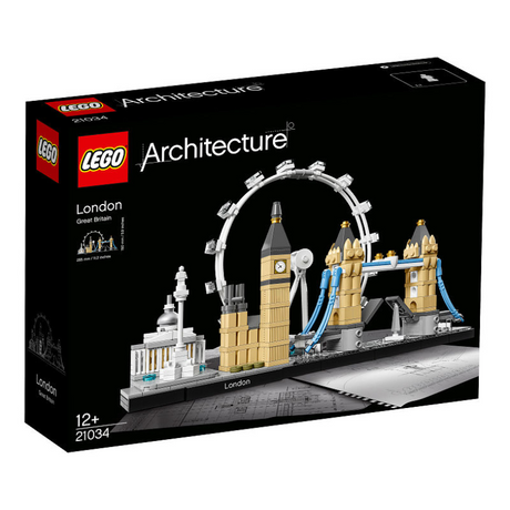 Kit de décoration et de construction Lego Architecture London Skyline Collection pour adultes 21034