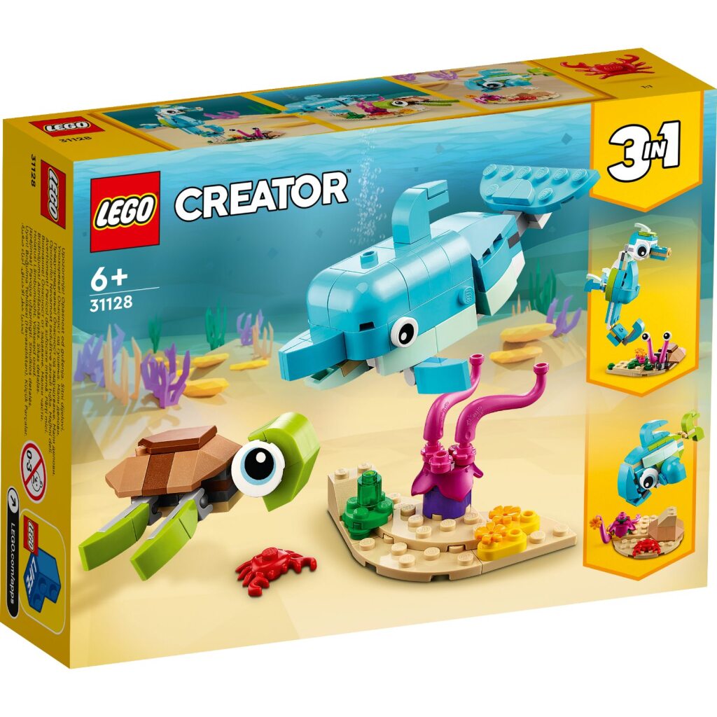 Lego Creator 31128 3in1 delfin i żółw