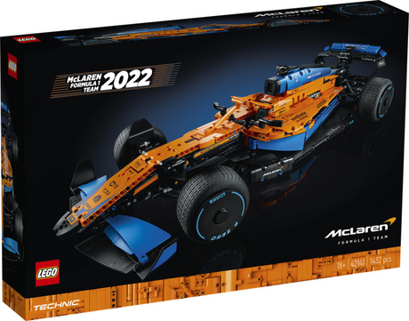 Coffret voiture de course Lego Technic McLaren Formule 1 2022 pour adultes - 42141