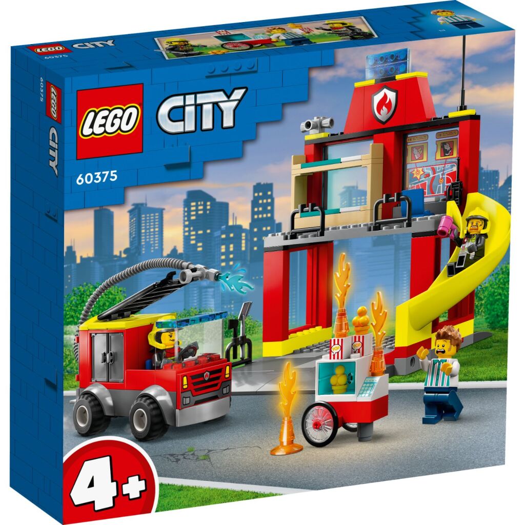 LEGO City 60375 Straż pożarna i wóz strażacki