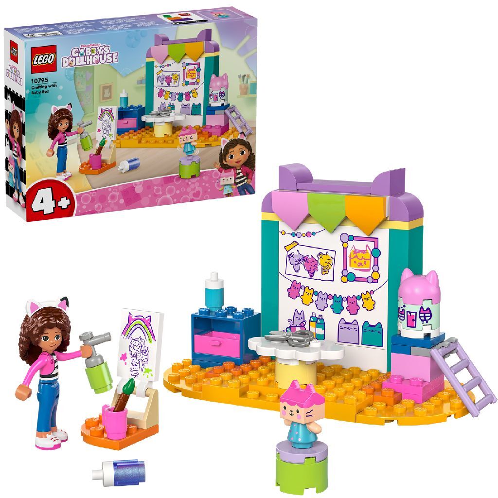 Lego Gabby's Dollhouse 10795 Crafts with Baby Kitty