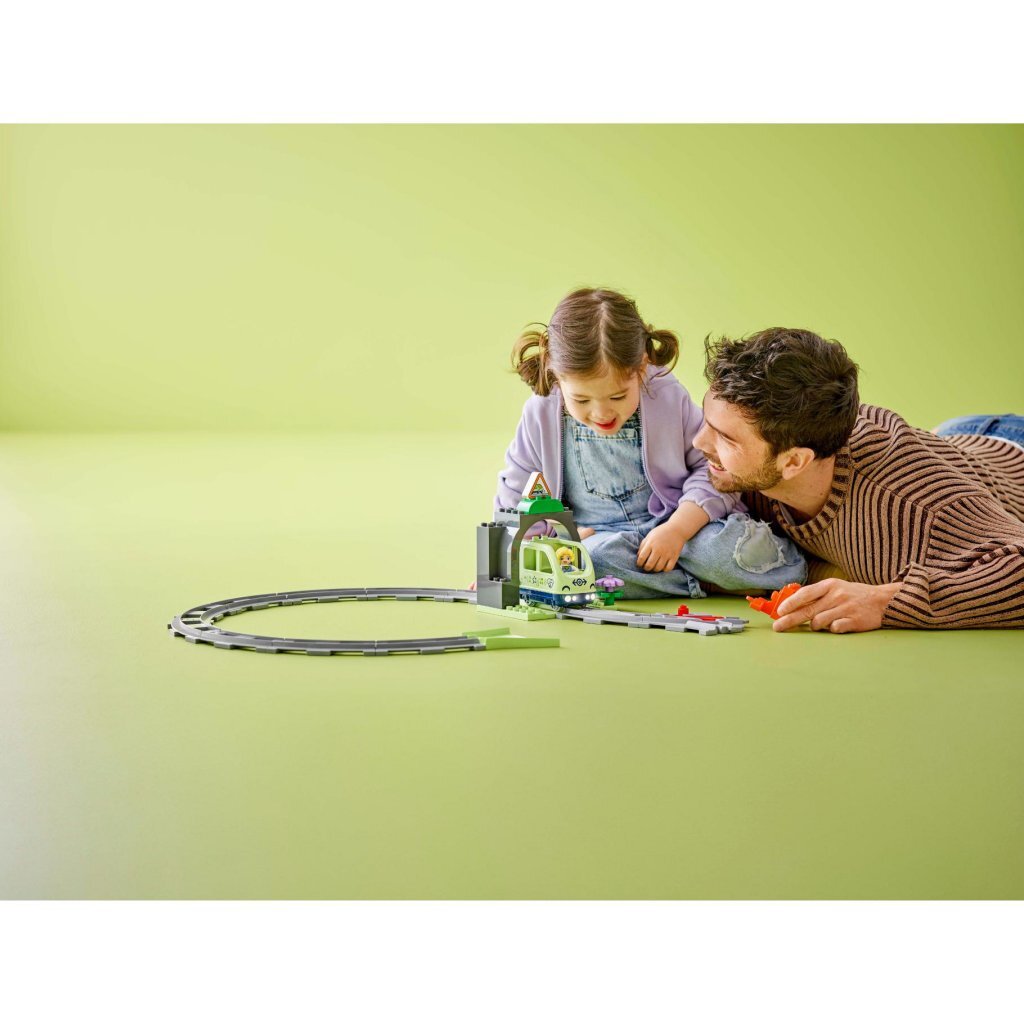 Lego Duplo Town 10425 Ensemble d'extension du tunnel ferroviaire et des rails