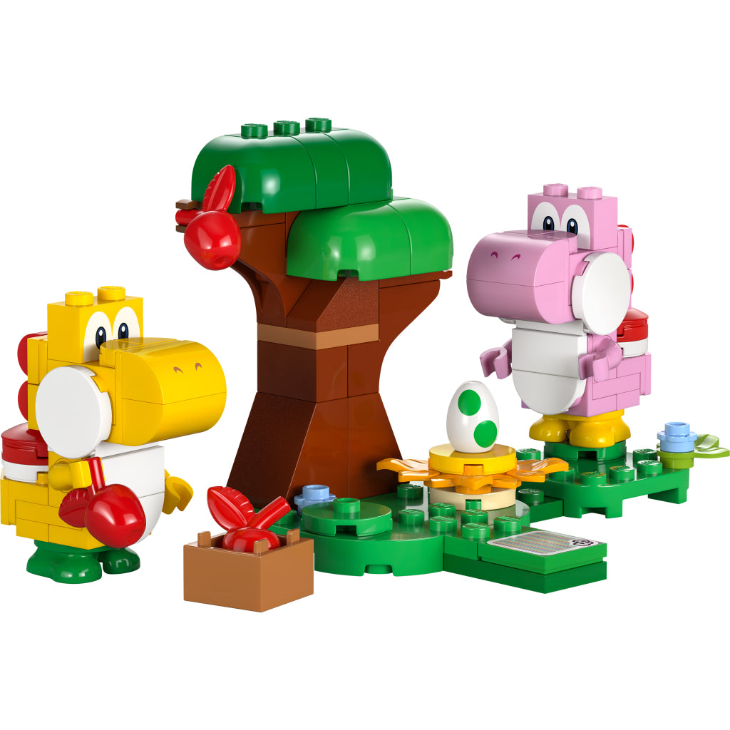 Lego 71428 L'œuf de Super Mario Yoshi, l'excellente forêt